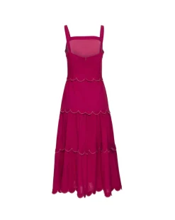PatBO Linen Midi Dress- Dresses & Jumpsuits