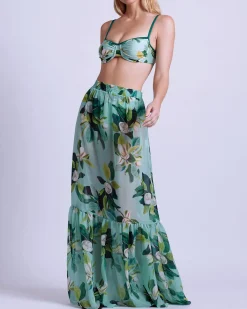 PatBO Magnolia Beach Skirt (FINAL SALE)- Cover-ups