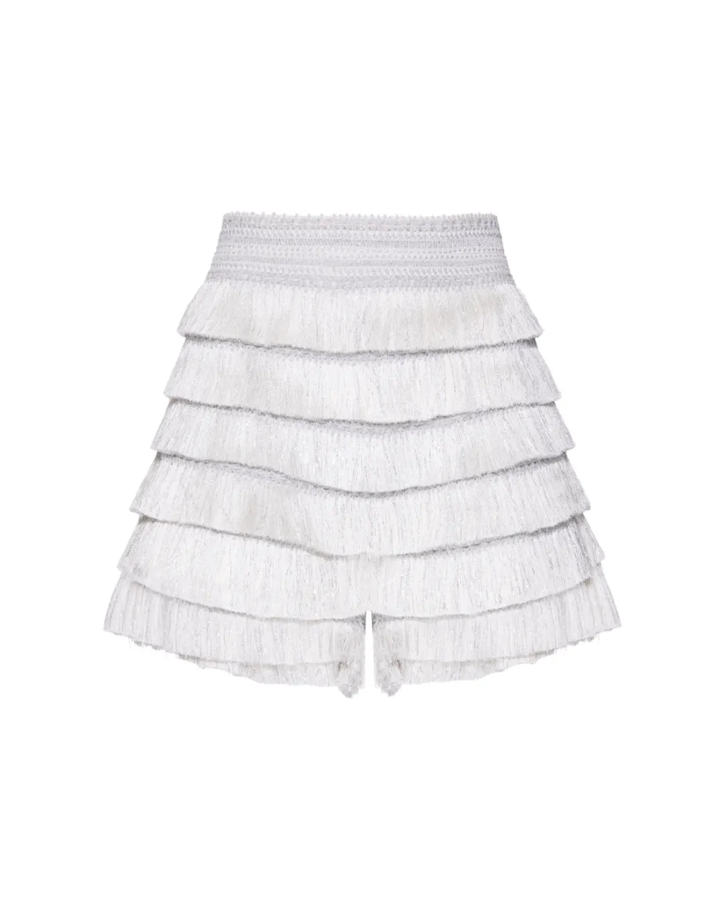 PatBO Metallic Fringe Shorts- Matching Sets|Bottoms