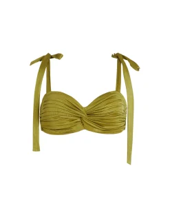 PatBO Metallic Jersey Bralette (FINAL SALE)- Bikinis|Matching Sets