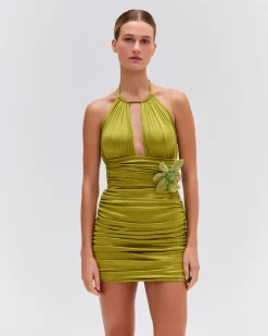 PatBO Metallic Jersey Mini Skirt (FINAL SALE)- Cover-ups|Matching Sets