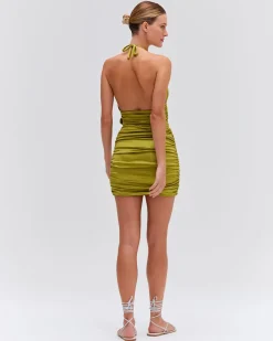 PatBO Metallic Jersey Mini Skirt (FINAL SALE)- Cover-ups|Matching Sets