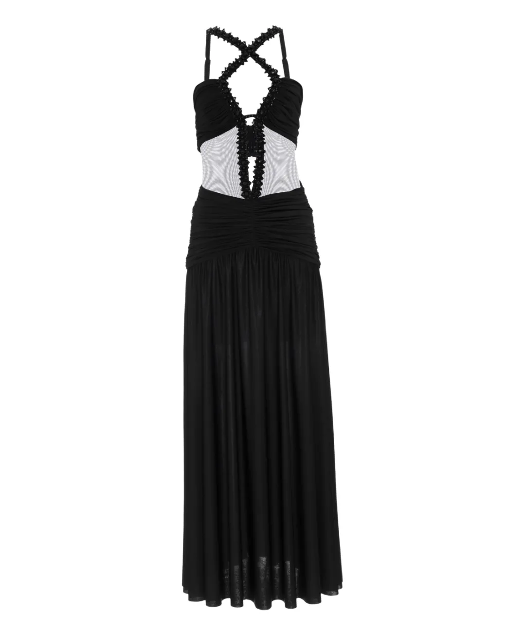 PatBO Moonlight Cross-Front Maxi Dress- Dresses & Jumpsuits