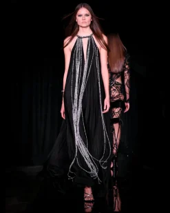 PatBO Moonlight Crystal Beaded Maxi Dress (RUNWAY)- Dresses & Jumpsuits
