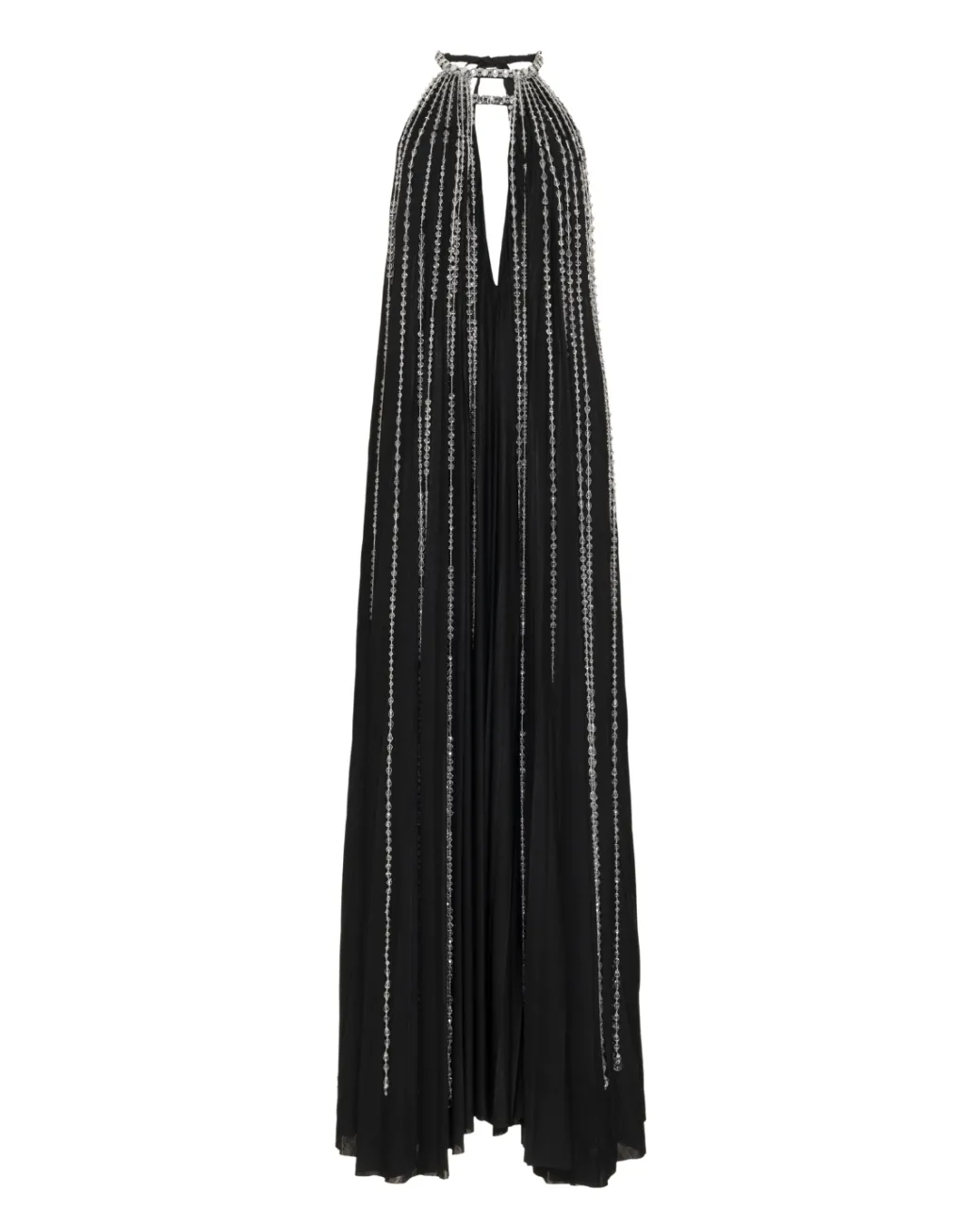 PatBO Moonlight Crystal Beaded Maxi Dress (RUNWAY)- Dresses & Jumpsuits