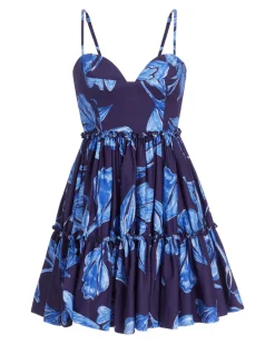 PatBO Nightflower Cotton Mini Dress (FINAL SALE)- Dresses & Jumpsuits