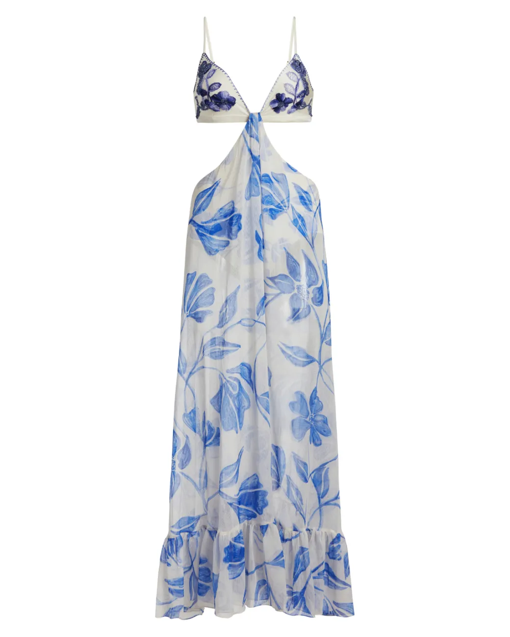 PatBO Nightflower Embroidered Beach Dress (FINAL SALE)- Beach Dresses