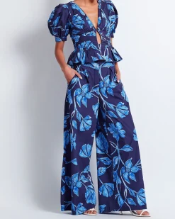 PatBO Nightflower Wide Leg Pant (FINAL SALE)- Matching Sets|Bottoms