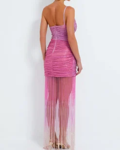 PatBO Ombre Beaded Gown (EXCLUSIVE)- Dresses & Jumpsuits