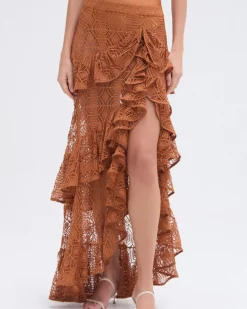 PatBO PINE LACE BEACH SKIRT- Cover-ups