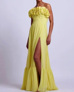 PatBO Pleated Strapless Maxi Dress (FINAL SALE)- Dresses & Jumpsuits
