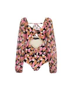 PatBO Plitka Cut-out Bodysuit (FINAL SALE)- One Pieces|Tops & Bodysuits