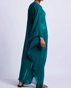 PatBO PORTOFINO HAND-BEADED CAFTAN (FINAL SALE)- Cover-ups