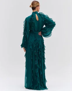 PatBO Ruffle Maxi Skirt (FINAL SALE)- Matching Sets|Bottoms