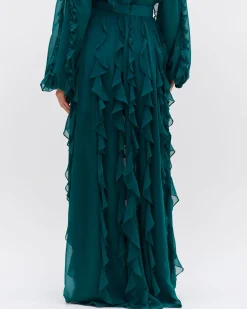 PatBO Ruffle Maxi Skirt (FINAL SALE)- Matching Sets|Bottoms