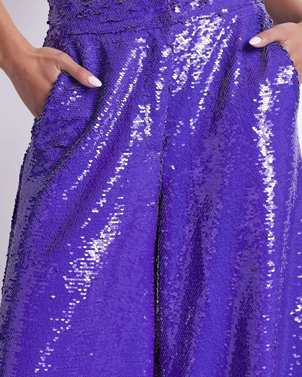 PatBO SEQUIN WIDE LEG PANT (FINAL SALE)- Bottoms