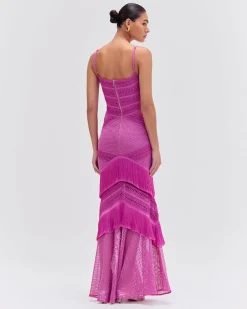 PatBO Sleeveless Fringe Maxi Dress- Dresses & Jumpsuits