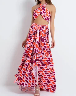 PatBO Solis Draped Maxi Skirt (EXCLUSIVE/FINAL SALE)- Bottoms