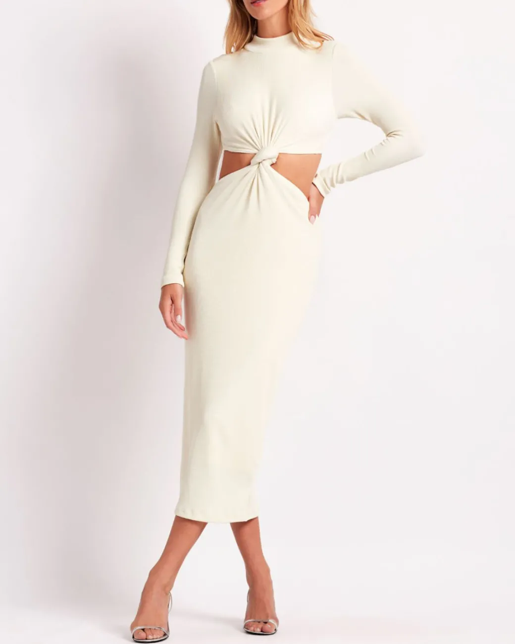 PatBO Stretch Knit Midi Dress (FINAL SALE)- Dresses & Jumpsuits