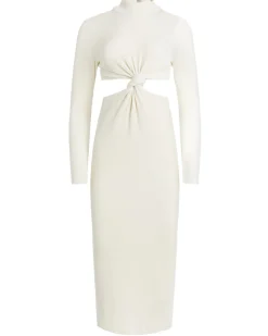 PatBO Stretch Knit Midi Dress (FINAL SALE)- Dresses & Jumpsuits