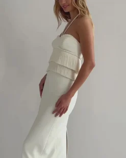 PatBO Stretch Midi Skirt (FINAL SALE)- Matching Sets|Bottoms
