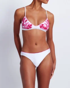 PatBO Viera Embroidered Bikini Bottom (FINAL SALE)- Bikinis