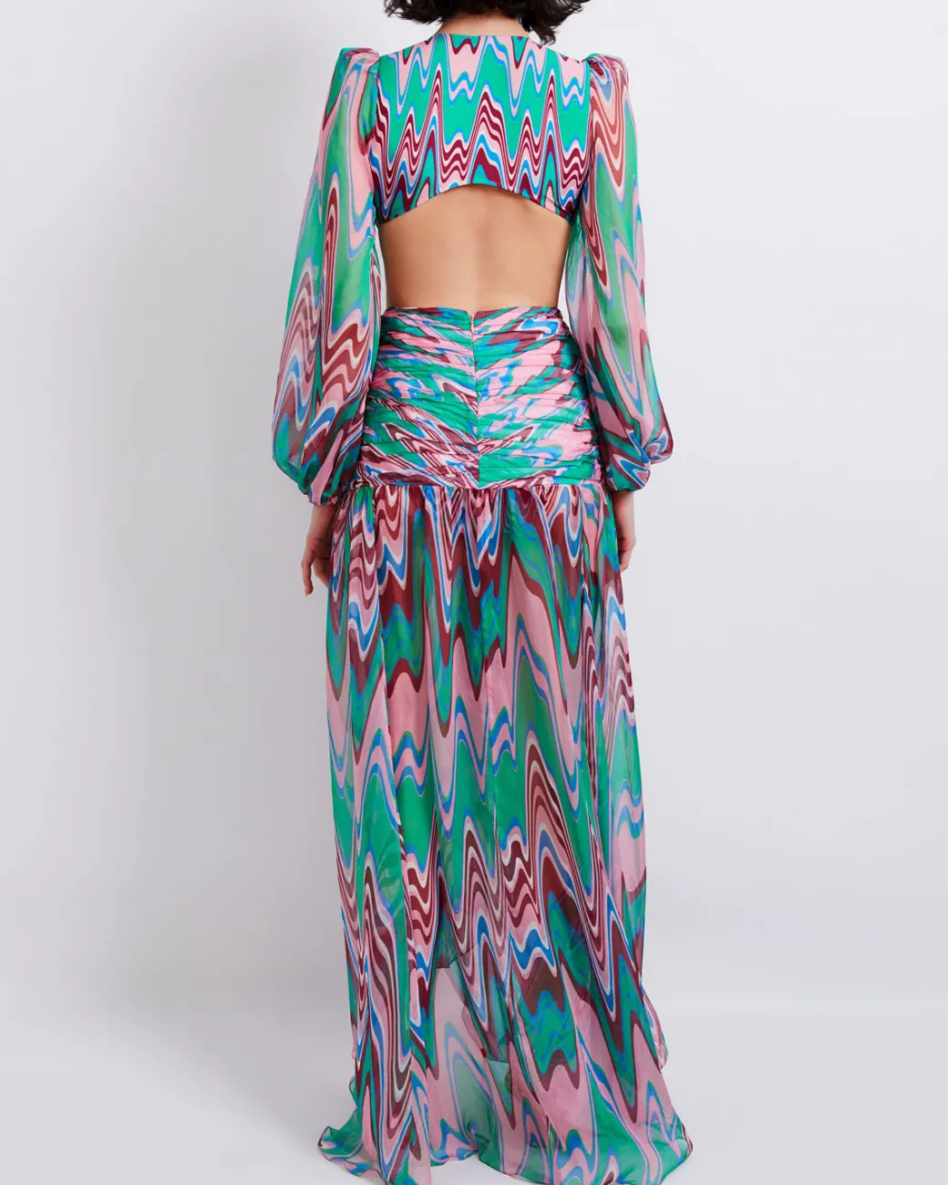 PatBO Wave Cut-Out Bodysuit (FINAL SALE)- One Pieces