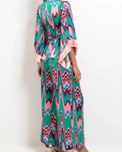 PatBO Wave Fringe Trim Wrap Top (EXCLUSIVE/FINAL SALE)- Tops & Bodysuits