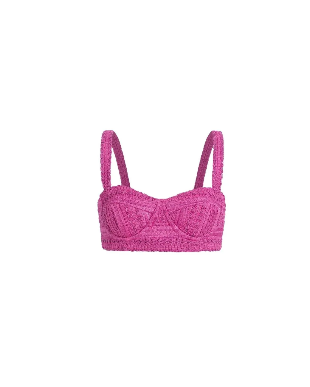 PatBO Woven Cropped Top X Harrods (FINAL SALE)- Tops & Bodysuits