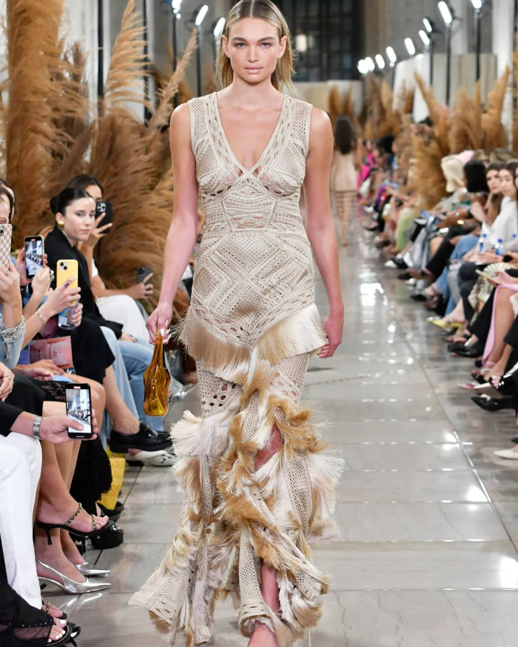 PatBO Woven Fringe Maxi Dress (EXCLUSIVE)- Dresses & Jumpsuits