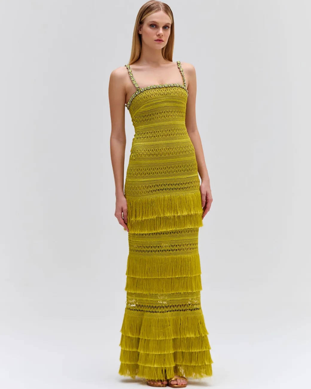 PatBO Woven Fringe Maxi Dress (FINAL SALE)- Dresses & Jumpsuits