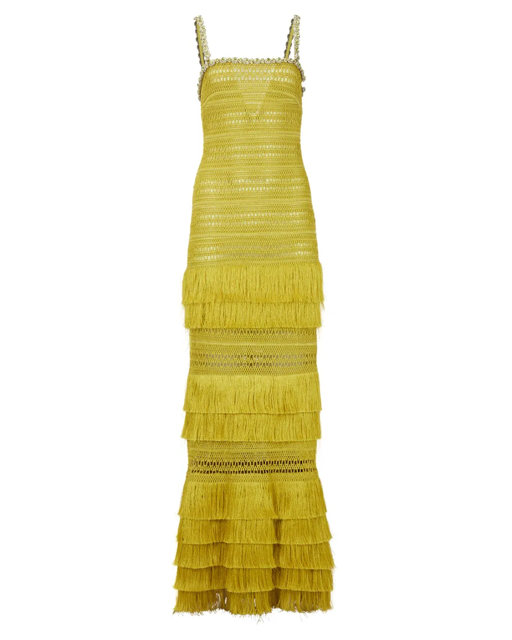PatBO Woven Fringe Maxi Dress (FINAL SALE)- Dresses & Jumpsuits