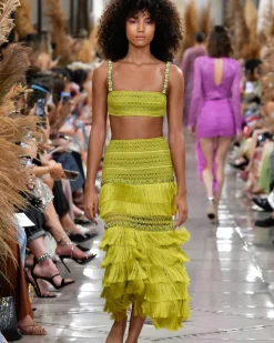 PatBO Woven Fringe Midi Skirt (FINAL SALE)- Matching Sets|Bottoms